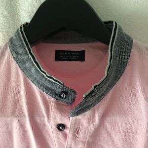 Zara Man Pink Polo